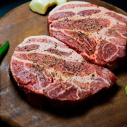숯불 통목살 3인분(500g) 메뉴 사진(네이버)