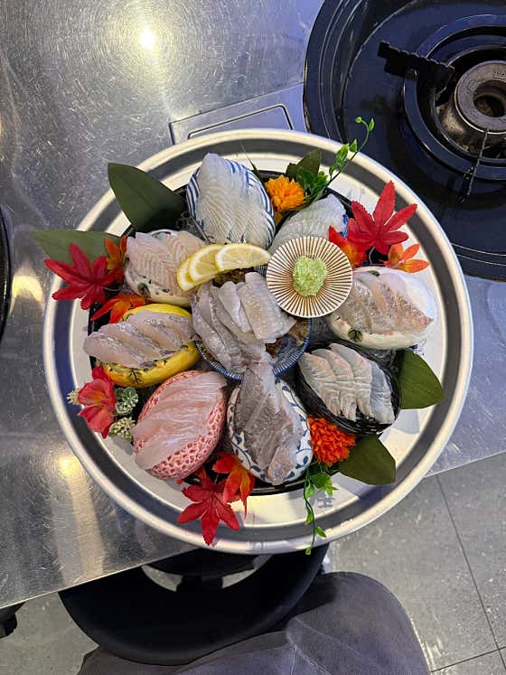 광어회 메뉴 사진(네이버)