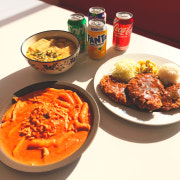 꾸덕 로제 떡볶이 메뉴 사진(네이버)