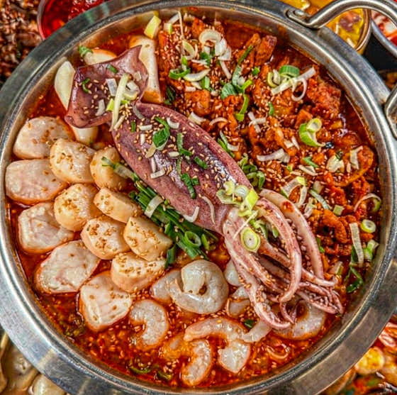모듬한판 불고기전골(소2,3인분) 메뉴 사진(네이버)