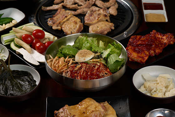 비빔 메밀막국수 메뉴 사진(네이버)