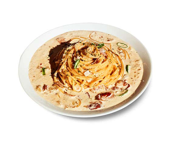 매콤명란크림파스타 메뉴 사진(네이버)