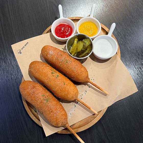 오리지널 빅 핫도그 메뉴 사진(네이버)