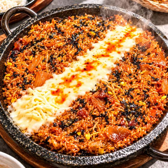99%모짜렐라 치즈볶음밥 🧀🍚 메뉴 사진(네이버)