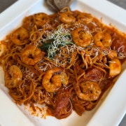 [2인분]통새우 토마토 파스타 메뉴 사진(네이버)