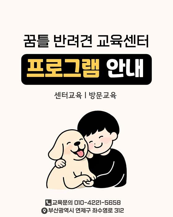 꿈틀 반려견 교육센터
