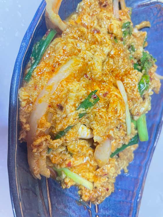 🦀뿌팟퐁커리&밥 crab curry 메뉴 사진(네이버)