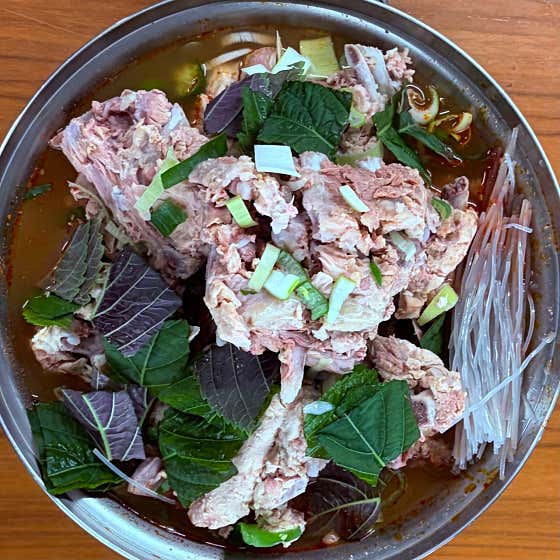 감자탕 메뉴 사진(네이버)