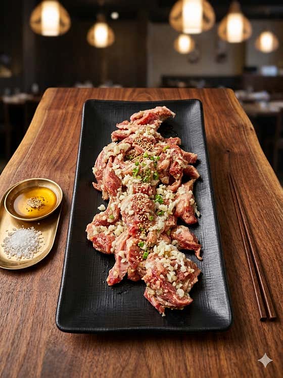 마늘갈비살 (180g) 메뉴 사진(네이버)