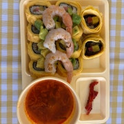 egg n 아보카도쉬림프 김밥 메뉴 사진(네이버)
