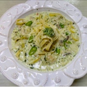 바질 크림 파스타 메뉴 사진(네이버)