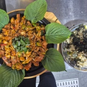 매콤한 닭갈비+볶음밥 메뉴 사진(네이버)