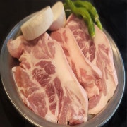 국내산 한돈 덜미살 180g 메뉴 사진(네이버)