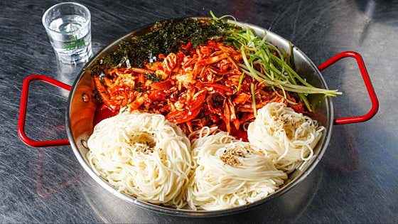 골뱅이 소면 메뉴 사진(네이버)