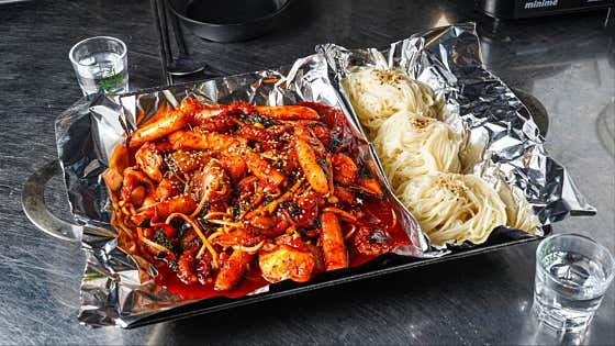 낙지소면 메뉴 사진(네이버)
