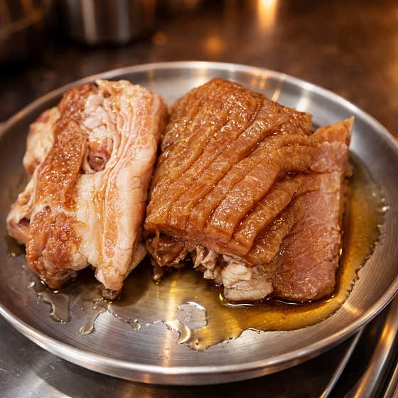 한돈 박포양념갈비 메뉴 사진(네이버)