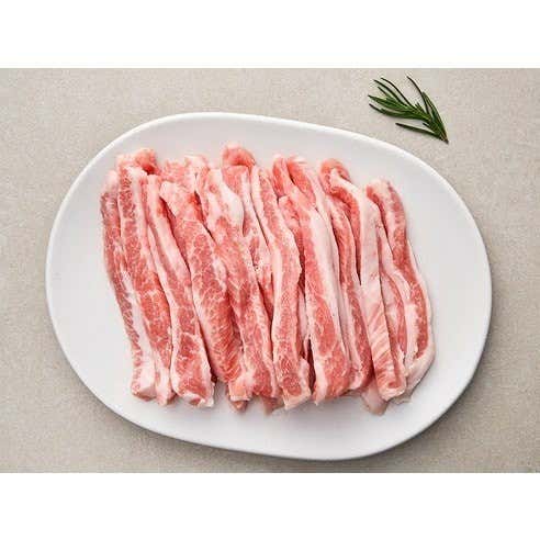 한돈 항정 100g 메뉴 사진(네이버)