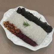 흑임자 팥빙수 메뉴 사진(네이버)