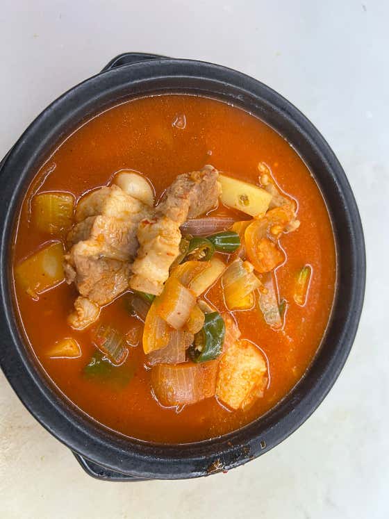 고추장찌개 메뉴 사진(네이버)