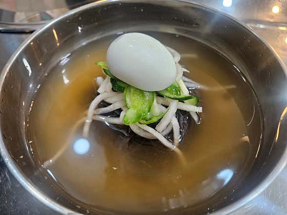 물냉면 메뉴 사진(네이버)