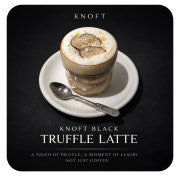 KNOFT 블랙트러플 크림라떼 메뉴 사진(네이버)