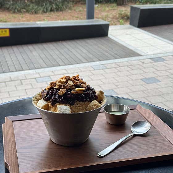 수제팥빙수 메뉴 사진(네이버)