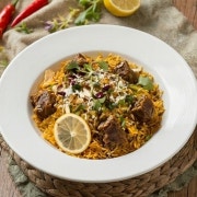 양고기 비리야니 LambBiryani 메뉴 사진(네이버)