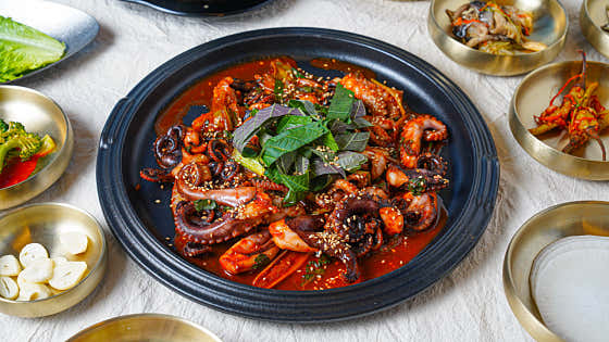 무쇠 쭈꾸미 (350g) 메뉴 사진(네이버)