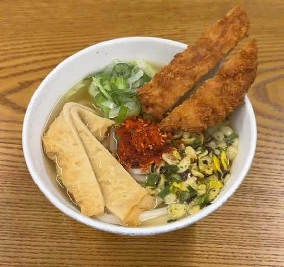 돈까스우동 메뉴 사진(네이버)