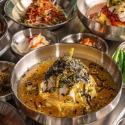 냉잔치국수 메뉴 사진(네이버)