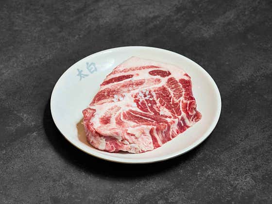 꽃목살(100g) 메뉴 사진(네이버)