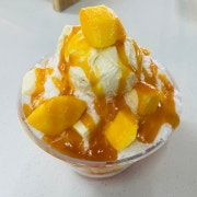 망고빙수 메뉴 사진(네이버)