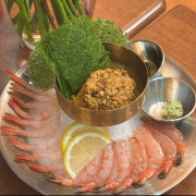 삼미 새우회 한상 메뉴 사진(네이버)