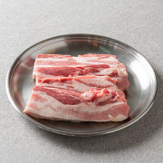 한돈 생삼겹 메뉴 사진(네이버)