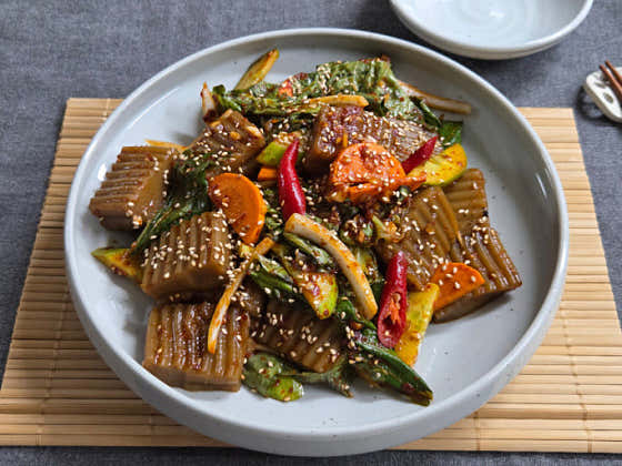 도토리묵 메뉴 사진(네이버)
