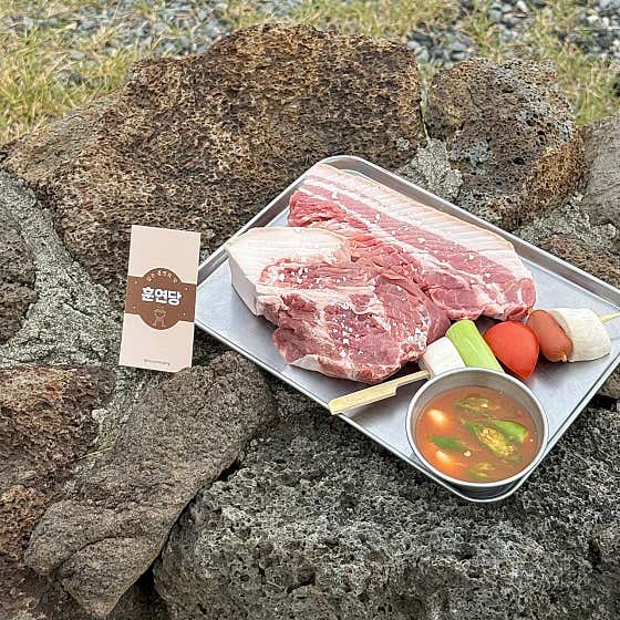 🖤제주흑도새기•600g 메뉴 사진(네이버)