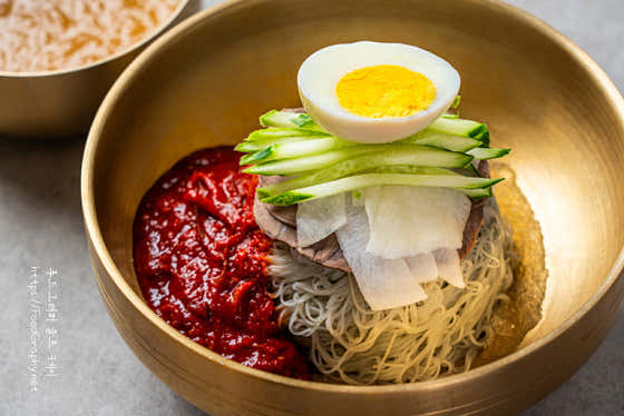 비빔냉면 메뉴 사진(네이버)