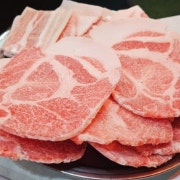 한돈 급랭 목삼겹 메뉴 사진(네이버)