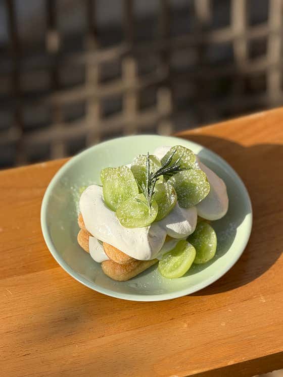 청포도티라미수(시즌) 메뉴 사진(네이버)