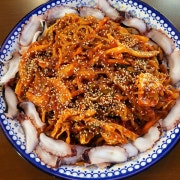 문어숙회&오젓쫄면 메뉴 사진(네이버)