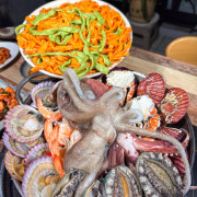 용왕해물칼국수&강된장보리밥 메뉴 사진(네이버)