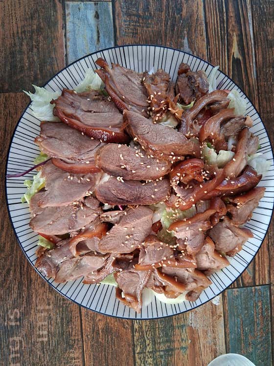 냉채족발 메뉴 사진(네이버)