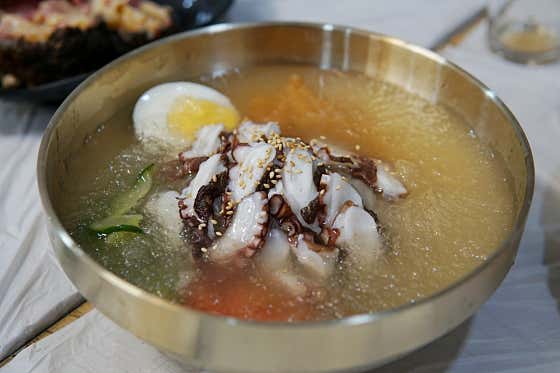 (특미) 문어냉면 (단품주문) 메뉴 사진(네이버)