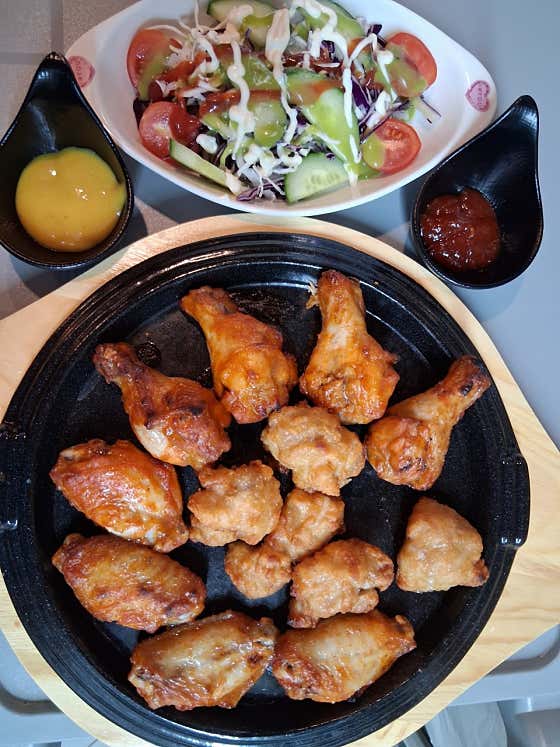 봉&스틱 치킨 델리야끼 메뉴 사진(네이버)