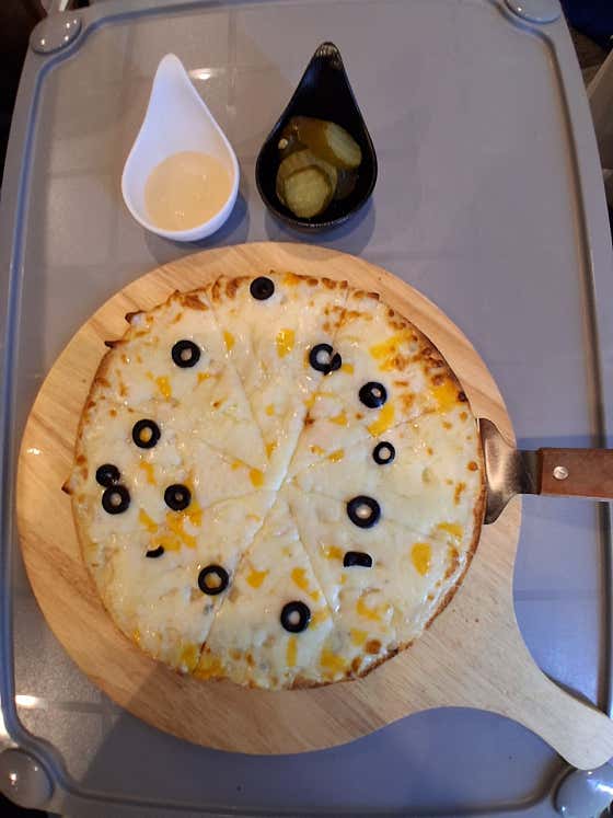 고르곤졸라피자 메뉴 사진(네이버)