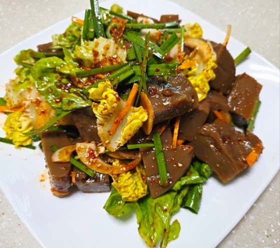 도토리묵 메뉴 사진(네이버)