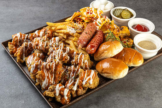 더티 치킨 플래터 메뉴 사진(네이버)
