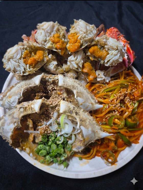 😭시즌종료😭알가득 서해암꽃게찜 메뉴 사진(네이버)