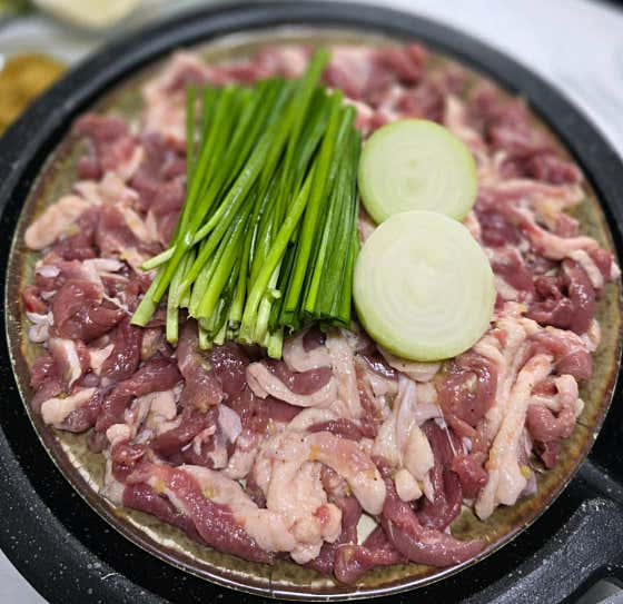 생오리로스구이 메뉴 사진(네이버)