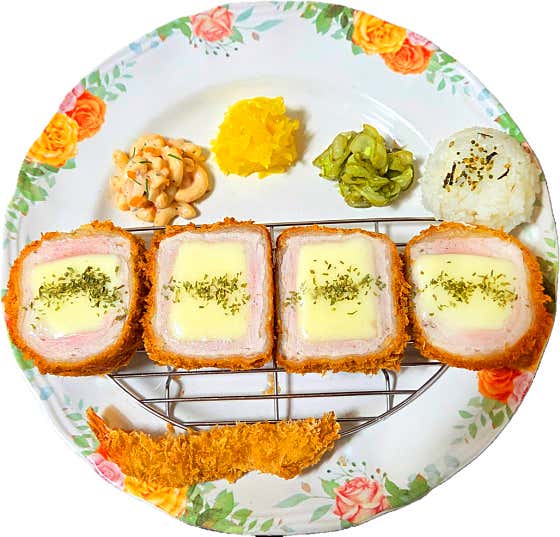 수제치즈돈까스 메뉴 사진(네이버)